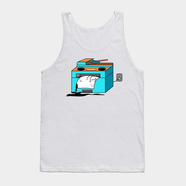 Puker - Paper Puke Tank Top by archylife